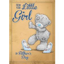 From Your Little Girl Me to You Bear Fathers Day Card Image Preview